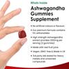 Ashwagandha Gummies 1200mg  High Strength 5% Withanolides - Real Fruit Juice, No Artificial Colours or Flavours  Pure Ashwagandha Root Extract, 60 Vegan Gummys, Gluten Free, UK Made by New Leaf view 2