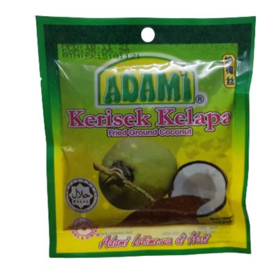 Adami Premium Kerisek Kerisik Kelapa Fried Ground Coconut, 100g Each, Halal
