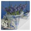 HEKU 100 Napkins, 3-ply, 33 x 33 cm, Absorbent and Practical Packaging, Ideal for Weddings, Anniversaries and Special Occasions, hyacinths view 3