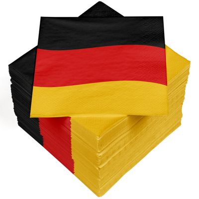 HEKU 100 Napkins, 3-ply, 33 x 33 cm, Absorbent and Practical Packaging, Ideal for Weddings, Anniversaries and Special Occasions, Germany