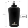 Steel Rebel - Protein Protein Double-Walled Insulated Shaker Stainless Steel with High-Quality Powder Coating - Ideal for Sports, Fitness and Home Workout - 900 ml BPA-Free view 2