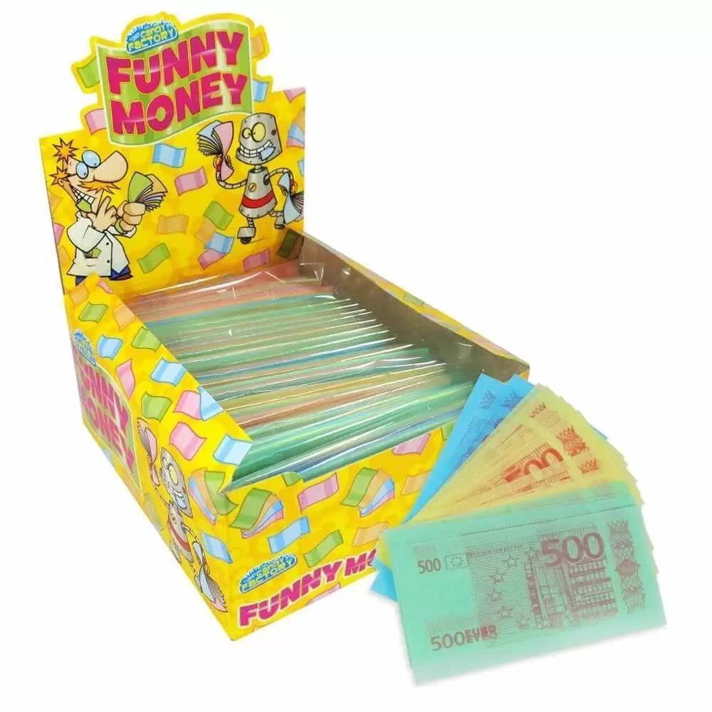 Edible Paper Funny Money - 24 (Box) Toys & Novelty Sweets