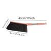 2 Pack Soft Bristle Bed Sheets Sweeping Cleaning Brush with Long Hand, Counter Duster for Debris Hair Remover Desk Quilt Sofa Furniture (Pink Green) view 2