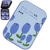Baokuan Contact Lens Cases Travel Contact Lens Holder Blue Pink Purple Portable Kit Case with Two Solution Bottle Tweezers Wearing Stick view 1