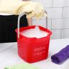 6 Pcs 6 Quart Cleaning Bucket Small Sanitizing Square Bucket Detergent Pail for Home Commercial Restaurant Kitchen Office School(Red) view 4