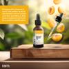 Rawya Organic Apricot Kernel Oil - Cold-Pressed Moisturizing Oil for Face, Body & Hair, Non-GMO, Vegan, Kosher, Ideal for Skincare & Aromatherapy, Carrier for Essential Oils, Glass Bottle - 50ml view 3