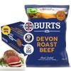 Burts Devon Roast Beef Hand Cooked Chips  20 x 40 g Multipack  Gluten Free Crisps, Hydrogenated Fat Free, Potato Crisps  Beef Crisps Snacks view 1