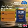 Burts Devon Roast Beef Hand Cooked Chips  20 x 40 g Multipack  Gluten Free Crisps, Hydrogenated Fat Free, Potato Crisps  Beef Crisps Snacks view 2