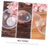 Beatifufu 30pcs White Semi- Pvc Salon Mask Bowls Small Size for DIY Face Mask Mixing and Prep, Anti-drop Beauty Mixing Bowls for Home and Spa Use view 3