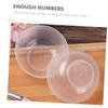 Beatifufu 30pcs White Semi- Pvc Salon Mask Bowls Small Size for DIY Face Mask Mixing and Prep, Anti-drop Beauty Mixing Bowls for Home and Spa Use view 4