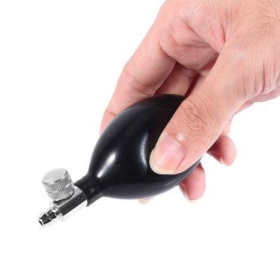Alvinlite Blood Pressure Inflator Bulbs|Replacement Black Manual Inflate Blood Pressure Latex Bulb|with Air Release Valve|Black Blood pressure