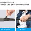 THREMA Safety Hand Rail, Adjustable In Height Steel Bedside Handrail, Foldable Safety Bar Can Bear with Storage Pocket, for The Elderly, Pregnant Women, People In Need view 3