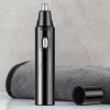Nose Hair Trimmer for Men, 2 in 1 Painless USB Rechargeable Eyebrow Nasal and Ear Hair Trimmer, Dual Edge Blades Easy Cleansing, for Men and Women view 1