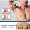 DUBUSH Organic Body Hair Removal Mask Mild And Non-Irritating Body Hair Removal Cream Facial Beard Hair Removal Cream For Men for Face Legs Chest view 4
