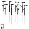 8 Packs Coffee Syrup Pump, Fits Most 750ml Syrup Bottle (for Torani, Davinci, Matteo, Jordan's Skinny Bottles) Pumps for Coffee Bar and Home No Dripping (Black)