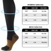 HYCOPROT Compression Socks for Women & Men Circulation (3 Pairs) 15-20 mmHg for Athletics Running Nurses Pregnancy TravelS-M, Black/Yellow view 4
