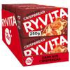 Ryvita Dark Rye Crispbread, Low Fat, Healthy Snack, High in Fibre, 12 PACKS of 250g