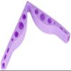 ACCROL 5 Pieces Fog-free Accessories For Masks Glasses, Silicone Anti-fog Nose Bridge Pads, Anti-fog Silicone Nose Bridge Prevents Glasses From Fogging Mask (Color : Lila (5 Stck)) view 2