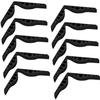 ACCROL Pack Of 10 Fog-free Accessories For Masks Glasses, Silicone Anti-fog Nose Bridge Pads, Anti-fog Silicone Nose Bridge Prevents Glasses From Fogging Mask (Color : Schwarz) view 1
