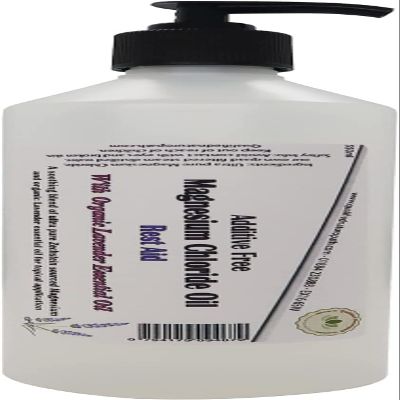 'Rest Aid' Magnesium Oil with Organic Lavender Oil 550ml - Pure Magnesium Chloride Oil - Zechstein Sourced
