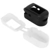 2Pcs Silicone Oximeter Cover for Fingertip Pulse Monitor - Portable Protector for Travel and Home Use, Black and White view 1