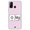 Movilshop Case for [ Oukitel C23 Pro ] Cool Phrases [ Oxygen + Magnesium  GMO] Transparent Flexible Silicone Case Cover Gel for Smartphone. view 1