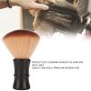 Beard Foam Brush, Remove Dirts Wooden Handle Compact Size Comfortable Grip Men Beard Foam Brush Soft for Home Use (Black) view 3