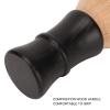Beard Foam Brush, Remove Dirts Wooden Handle Compact Size Comfortable Grip Men Beard Foam Brush Soft for Home Use (Black) view 4