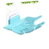 Cabilock 1pc Hand Shaped Soap Container Punch Drain Soap Box for Bathroom Kitchen Design Two Structure Decorative Functional view 2
