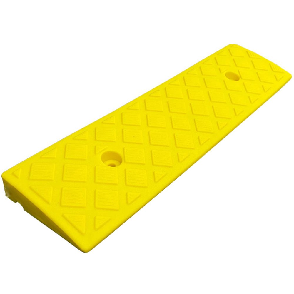 Threshold Ramp, Wide Non-Slip Wheelchair Ramp Handicap Ramps Width 13/22/27cm Height 3cm/5cm/6cm/7cm/8cm/11cm/12cm/13cm Non-slip Fixing Screw Included Parking Wheelchair Bicycle High Step Corner ( Col