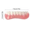 False Teeth, Veneers Dentures for Lower, Bright White Shade, Comfortable Fake Teeth for Men Women Adult, Confident-Smile view 4