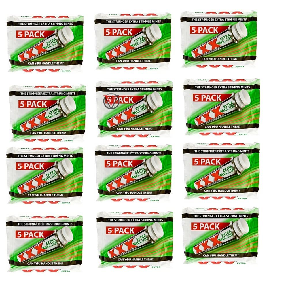 XXX Extra Strong Mints 5 Pack (12 Packs(Full Box))