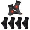 4 Pairs Ankle Support Neuropathy Compression Socks for Women Men Medical Plantar Fasciitis Socks Ankle Strap Brace Achilles Tendonitis Foot Support view 1