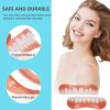 BAtlam False Teeth Veneers White Dentures for Upper and Lower Jaw Fake Teeth for Women Men Comfortable Flex Cosmetic Teeth, Protecting Teeth and Regaining Smile view 3