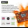 BBQ Seasoning, Rub & Marinades 6 Pack Gift Set - Includes Tandoori Chicken, Peri Peri, Beer Can Chicken, Jamaican Jerk, Turkish Doner & Gourmet Burger  6 Handcrafted Premium BBQ Spice Cooking Kits view 4