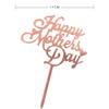 10Pcs Cake Decoration Acrylic Cake Topper Happy Mother's Day Party Cake Topper for Theme Birthday Party Decor view 3