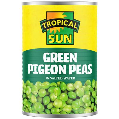 2 x Tropical Sun Green Pigeon Peas 12 x 425g