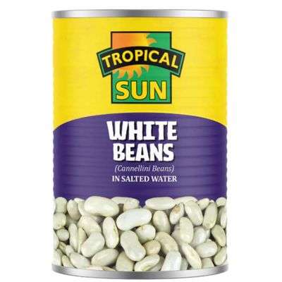 3 x Tropical Sun White Kidney Beans 12 x 400g