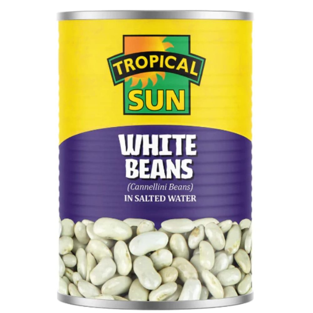 3 x Tropical Sun White Kidney Beans 12 x 400g