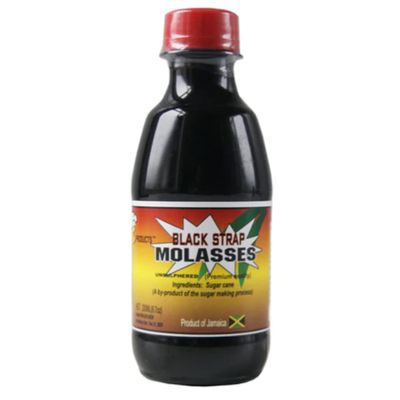 Black Strap Jamaican Molasses 200ml x 6 Bottles | 2 Cases (12 Bottles Total) | Rich, Natural Blackstrap Molasses | Ideal for Baking, Cooking, Drinks & Natural Sweetening