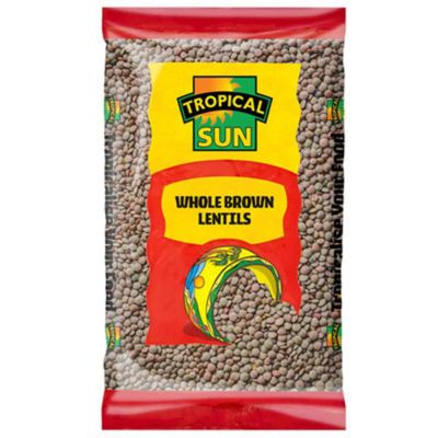 2 x Tropical Sun Brown Lentils 20 x 500g