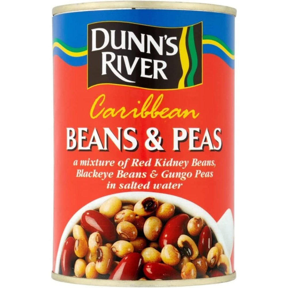 Dunns River Peas & Beans 400g (2  12 Pack  24 Cans) | Caribbean Style Mixed Beans & Peas in Brine | Ready to Eat | High Fibre & Protein