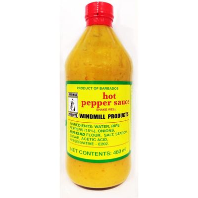 2 x Windmill Hot Pepper Sauce 6 x 480ml