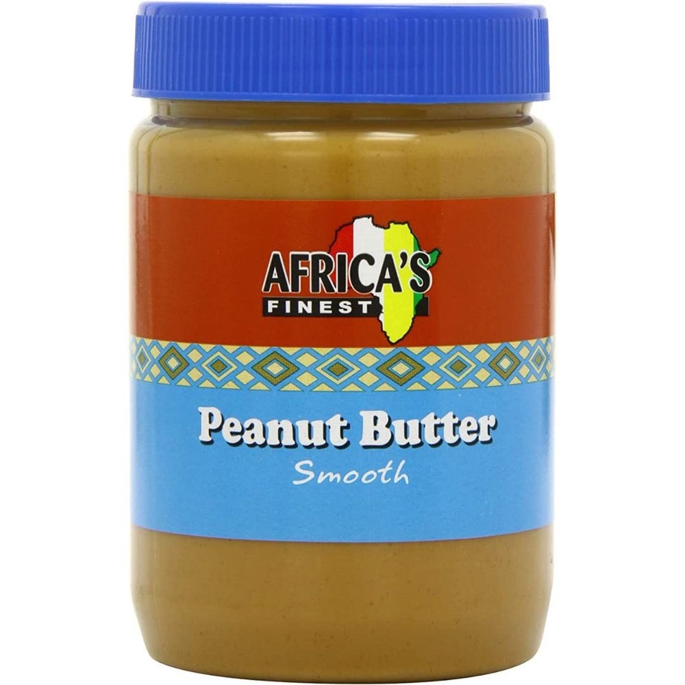 Africas Finest Peanut Butter Smooth 6 x 1kg | No Palm Oil | Rich & Creamy Spread | Protein-Rich | Family & Catering Pack