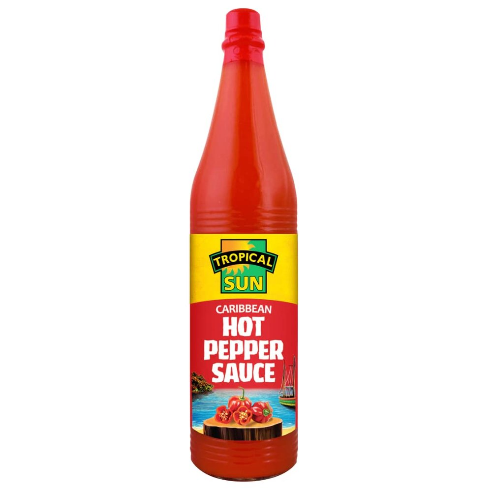 2 x Tropical Sun Caribbean Hot Pepper Sauce 12 x 170ml