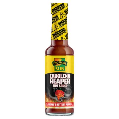 2 x Tropical Sun Carolina Reaper Hot Sauce 12 x 148ml