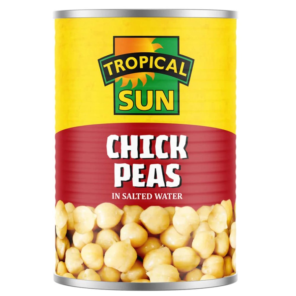 3 x Tropical Sun Chick Peas 12 x 400g