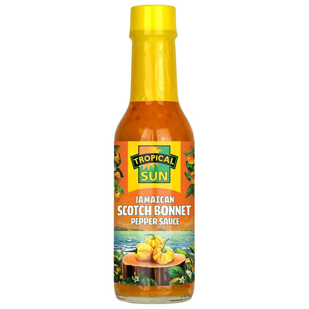 2 x Tropical Sun Jamaican Scotch Bonnet Sauce 12 x142ml