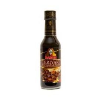 Baron Teriyaki Marinade  2 Packs | 24 x 155ml Bottles per Pack | Sweet & Savoury Caribbean Teriyaki Sauce for Grilling, Stir-Fries & Marinades