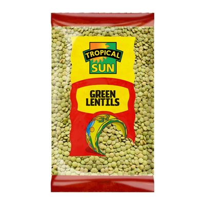 2 x Tropical Sun Green Lentils (Continental) 20 x 500g